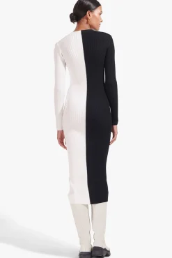 STAUD SHOKO SWEATER | BLACK WHITE><noscript><img width=