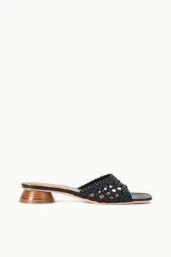 STAUD SIMONE CROCHET HEEL> Heels