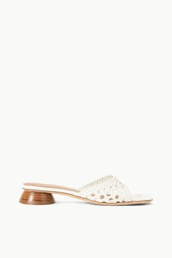 STAUD SIMONE CROCHET HEEL> Heels