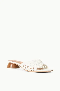 STAUD SIMONE CROCHET HEEL> Heels