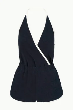 STAUD SINES ROMPER NAVY WHITE><noscript><img width=