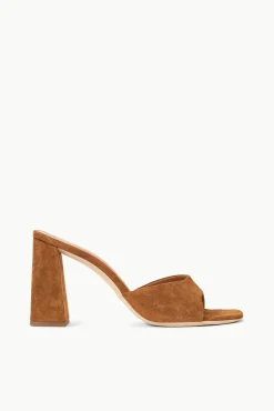 STAUD SLOANE HEEL SUEDE> The Evening Edit|Heels