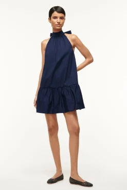 STAUD SOLANA DRESS ANTIQUE PRESSED FLOWERS> Mini Dresses|Dresses