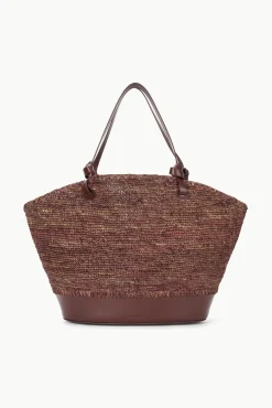 STAUD SQUILLO RAFFIA TOTE> Swim|Totes