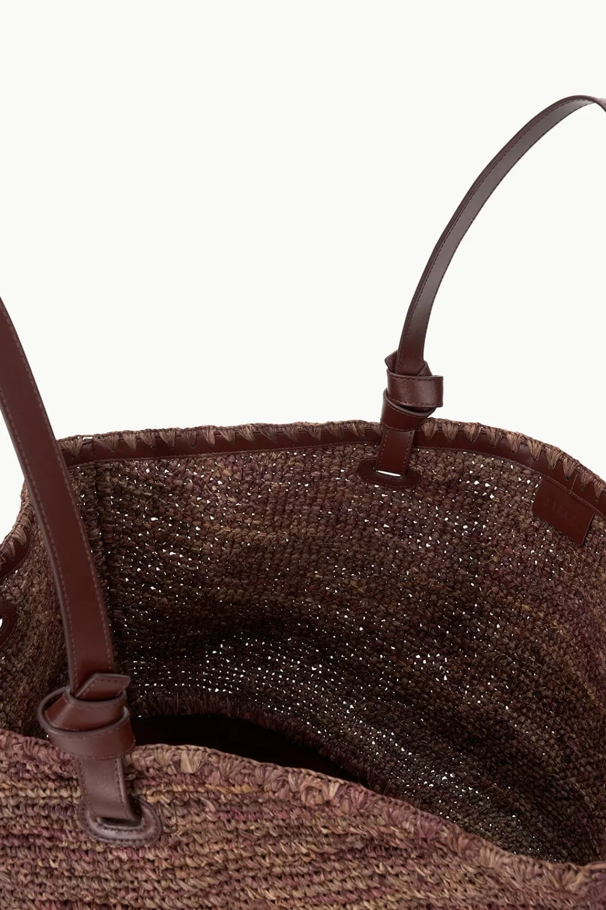 STAUD SQUILLO RAFFIA TOTE> Swim|Totes