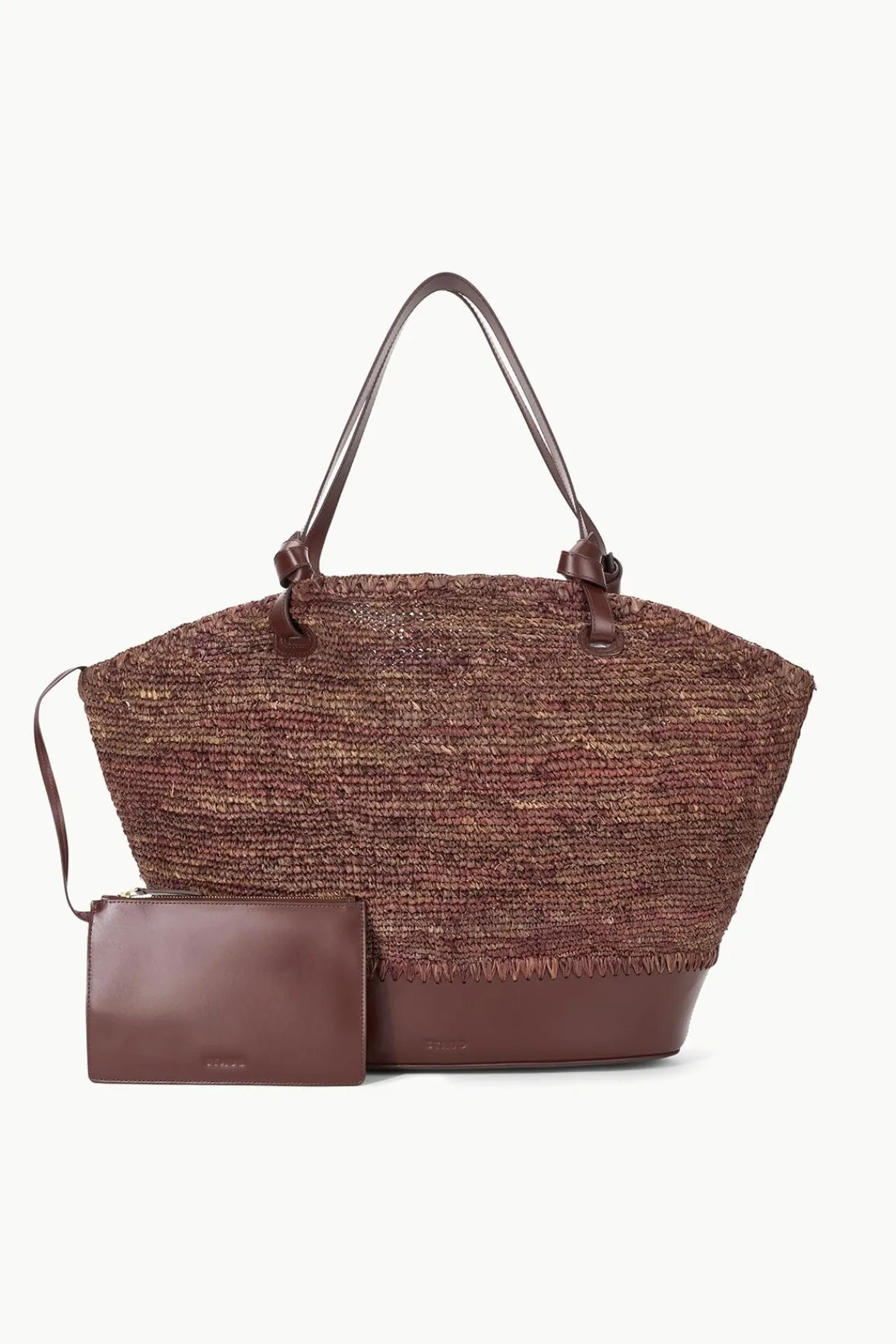 STAUD SQUILLO RAFFIA TOTE> Swim|Totes