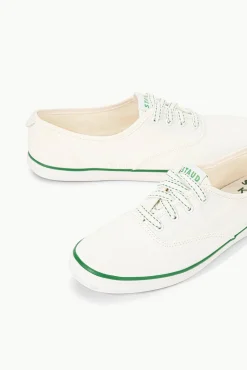 STAUD KEDS CHAMPION CANVAS WHITE GREEN><noscript><img width=