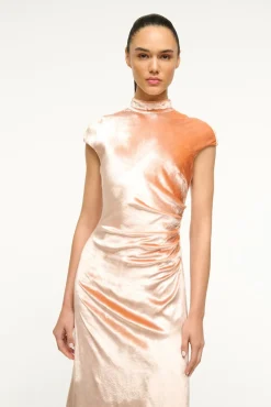 STAUD TINA DRESS ASH ROSE><noscript><img width=