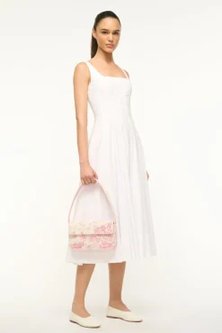 STAUD TOMMY BAG IVORY CHERRY BLOSSOM TOILE><noscript><img width=