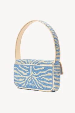 STAUD TOMMY BEADED BAG | LIGHT BLUE CREAM><noscript><img width=