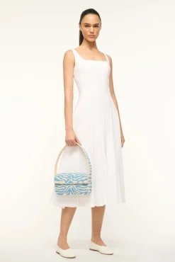 STAUD TOMMY BEADED BAG | LIGHT BLUE CREAM><noscript><img width=