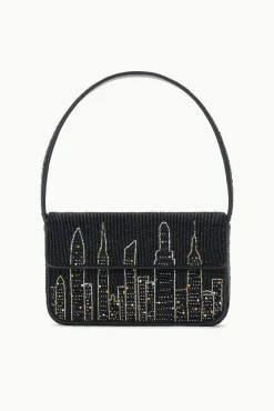 STAUD TOMMY BEADED BAG NYC SKYLINE> The Evening Edit|Shoulder