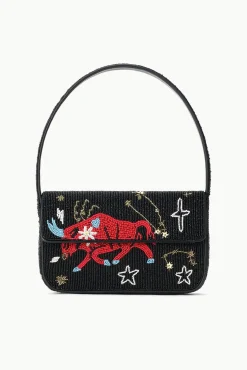 STAUD TOMMY BEADED BAG> Beaded/novelty|Shoulder