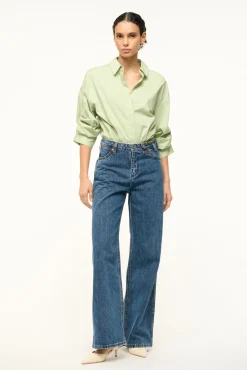 STAUD TRAVERSE BODYSUIT PALE JADE><noscript><img width=