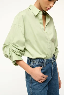 STAUD TRAVERSE BODYSUIT PALE JADE><noscript><img width=