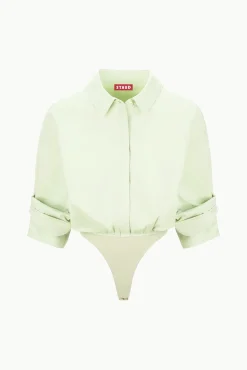 STAUD TRAVERSE BODYSUIT PALE JADE><noscript><img width=