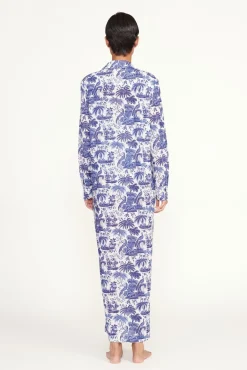 STAUD VITA DRESS BLUE TOILE><noscript><img width=