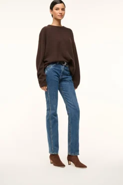 STAUD WALLY ANKLE BOOT MAHOGANY SUEDE> Boots