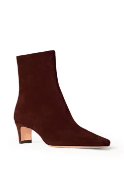 STAUD WALLY ANKLE BOOT MAHOGANY SUEDE><noscript><img width=