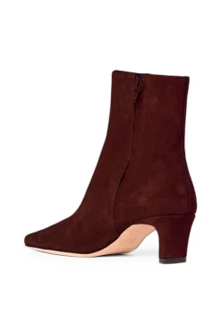 STAUD WALLY ANKLE BOOT MAHOGANY SUEDE><noscript><img width=