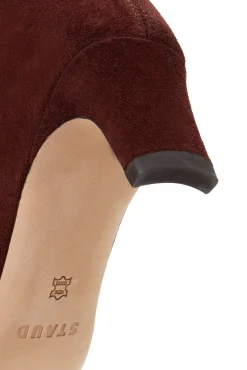 STAUD WALLY ANKLE BOOT MAHOGANY SUEDE><noscript><img width=
