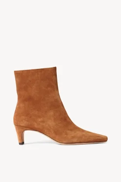 STAUD WALLY ANKLE BOOT TAN SUEDE> Boots