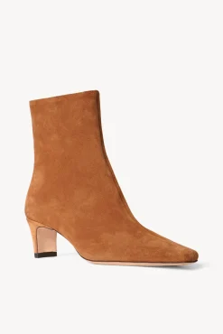 STAUD WALLY ANKLE BOOT TAN SUEDE><noscript><img width=