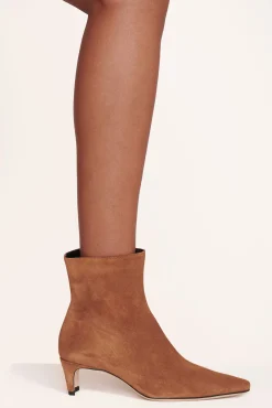 STAUD WALLY ANKLE BOOT TAN SUEDE><noscript><img width=
