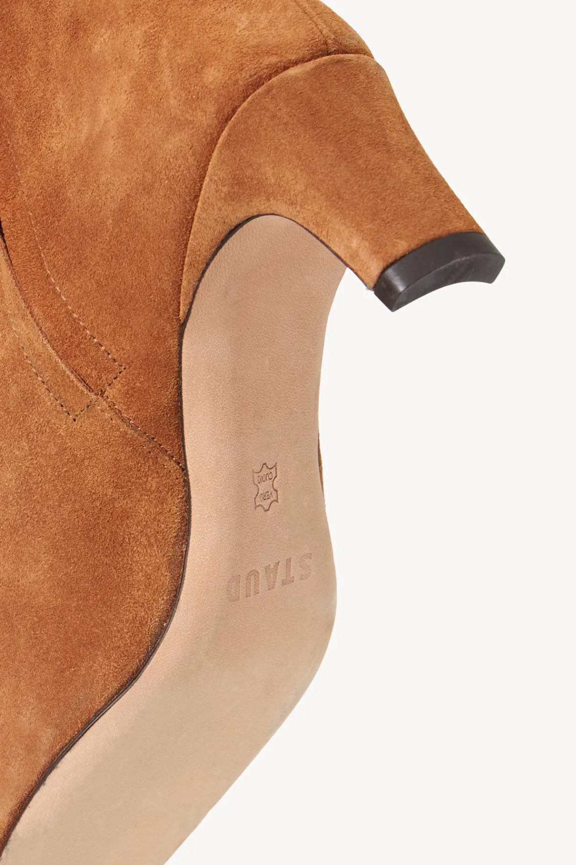 STAUD WALLY ANKLE BOOT TAN SUEDE> Boots