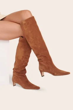 STAUD WALLY BOOT TAN SUEDE> Boots