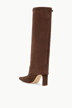 STAUD WALLY FOLDOVER HIGH HEEL BOOT SUEDE><noscript><img width=