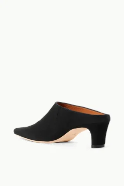 STAUD WALLY MULE BLACK SUEDE><noscript><img width=