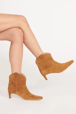STAUD WESTERN WALLY ANKLE BOOT> Boots