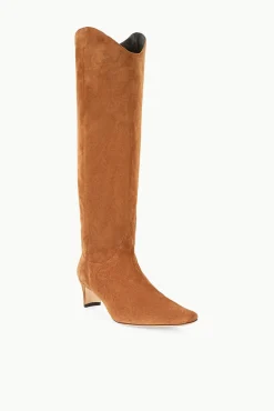 STAUD WESTERN WALLY BOOT TAN SUEDE><noscript><img width=