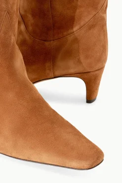 STAUD WESTERN WALLY BOOT TAN SUEDE><noscript><img width=