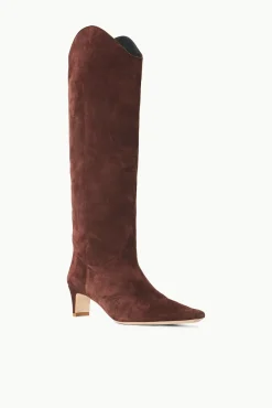 STAUD WESTERN WALLY BOOT MAHOGANY><noscript><img width=