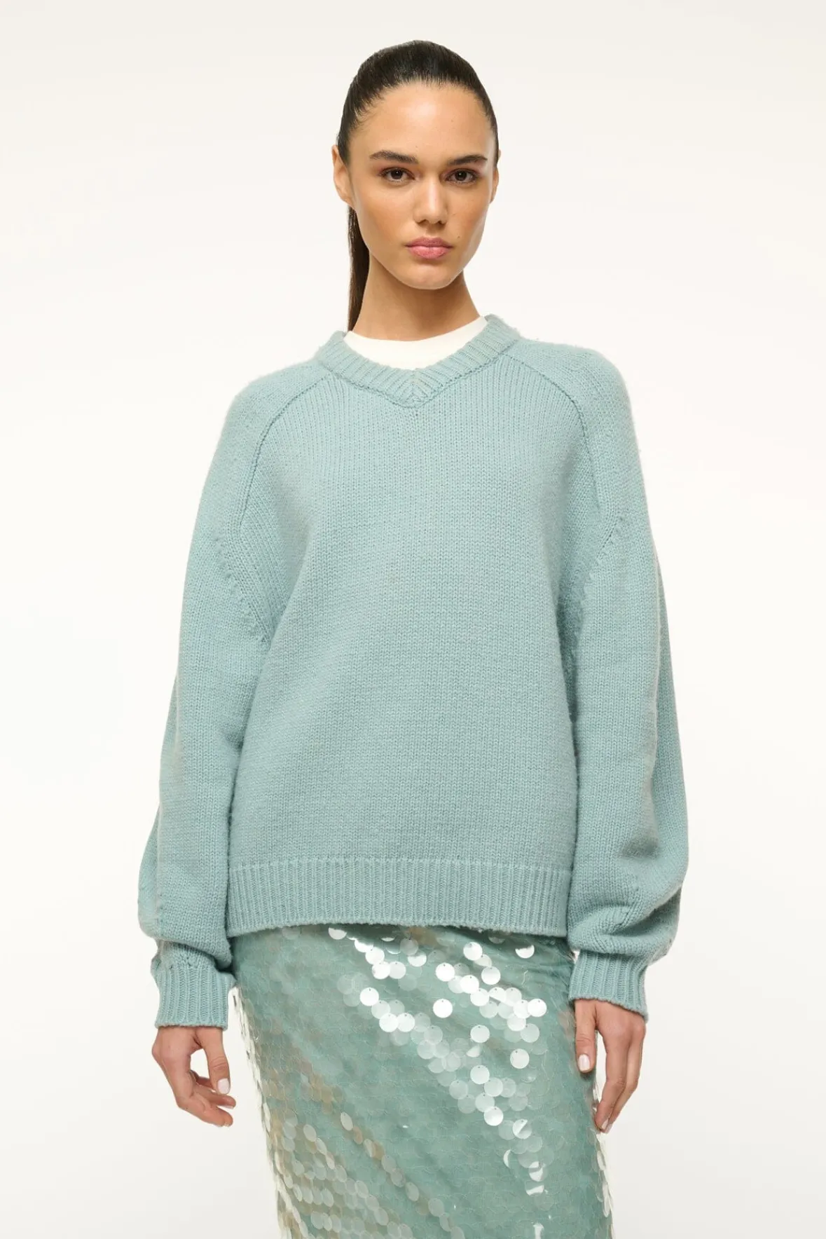 STAUD WILSON SWEATER> Sweaters|The Evening Edit