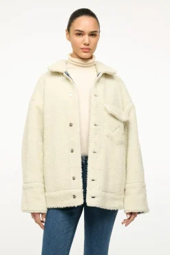 STAUD WRANGLER REVERSIBLE BIGGEST JEAN JACKET INDIGO WASH> Denim|Outerwear & Jackets
