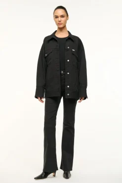 STAUD WRANGLER THE BIGGEST JEAN JACKET> Denim|Outerwear & Jackets