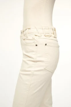 STAUD WRANGLER THE CROPPED BOOT JEAN> Denim|Pants & Shorts