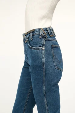 STAUD WRANGLER THE EVERYDAY JEAN INDIGO WASH><noscript><img width=