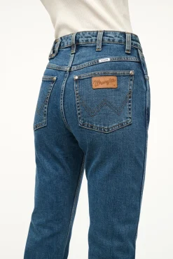 STAUD WRANGLER THE EVERYDAY JEAN INDIGO WASH><noscript><img width=