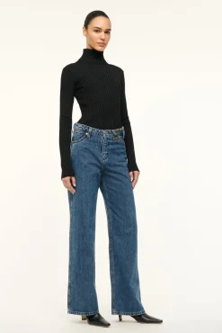 STAUD WRANGLER THE LOOSE JEAN INDIGO WASH> Denim|Pants & Shorts