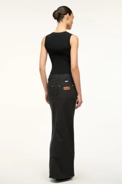 STAUD WRANGLER THE MAXI SKIRT><noscript><img width=