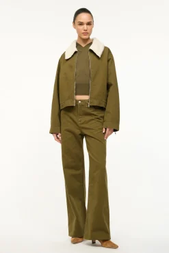STAUD WRANGLER THE MINIMAL JACKET SERGEANT GREEN><noscript><img width=