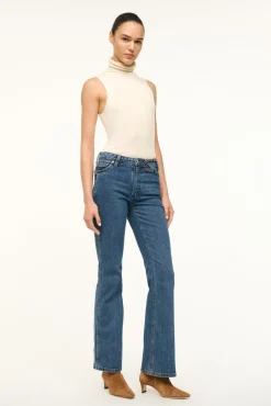 STAUD WRANGLER THE MUST INDIGO WASH> Denim|Pants & Shorts