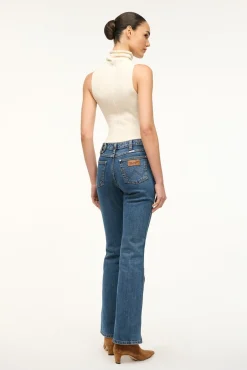 STAUD WRANGLER THE MUST INDIGO WASH><noscript><img width=