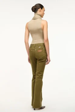 STAUD WRANGLER THE MUST SERGEANT GREEN> Denim|Pants & Shorts