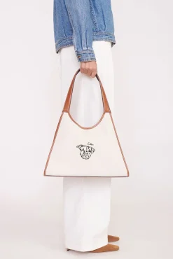 STAUD x C.BONZ CUSTOM SOFT REY TOTE BAG | CREAM TAN><noscript><img width=